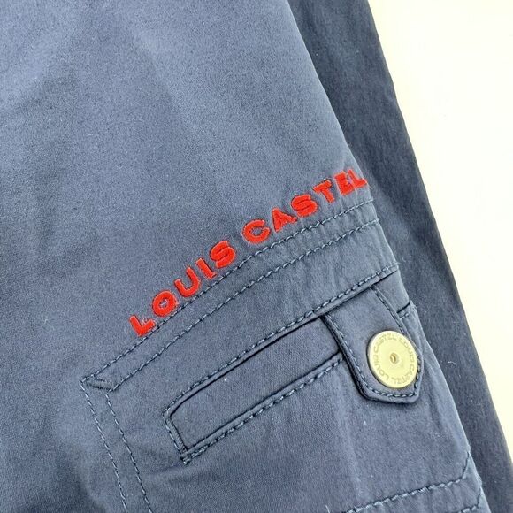 Louis Castel Blue Golf Pants Size 76 Waist 32 - Picture 3 of 5